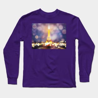 Abstract Eiffel Tower Long Sleeve T-Shirt